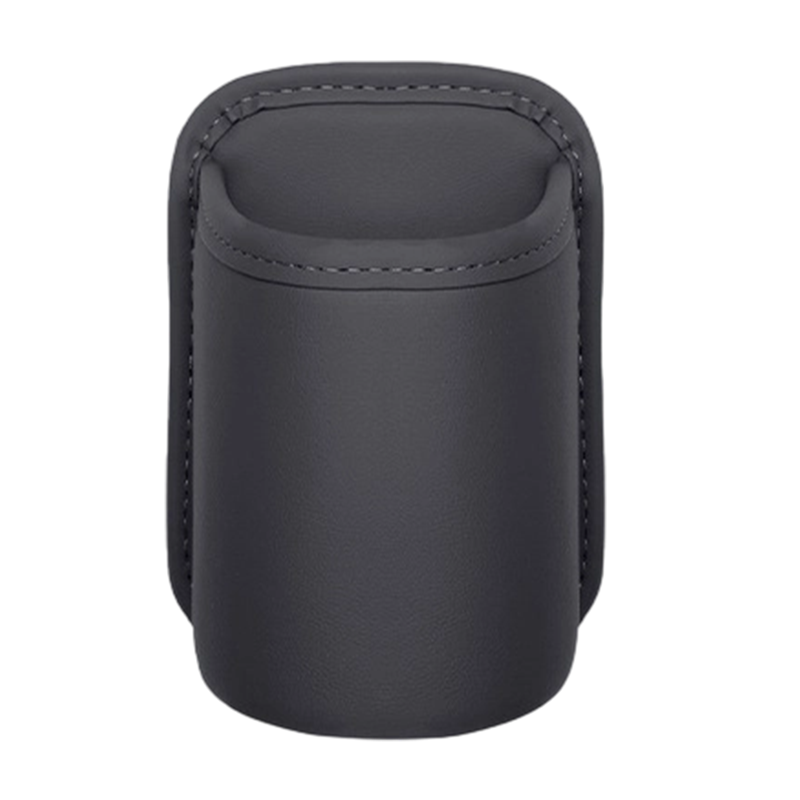 Clip On Car Cup Holder Pu Leather Product Image 01