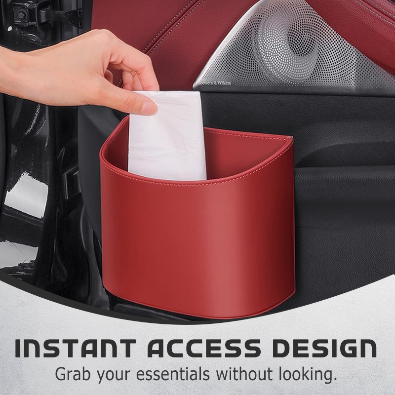 Clip On Car Cup Holder Pu Leather Product Image 06