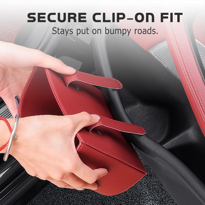 Clip On Car Cup Holder Pu Leather Product Image 08