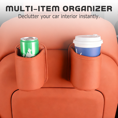 Clip On Car Cup Holder Pu Leather Product Image 09