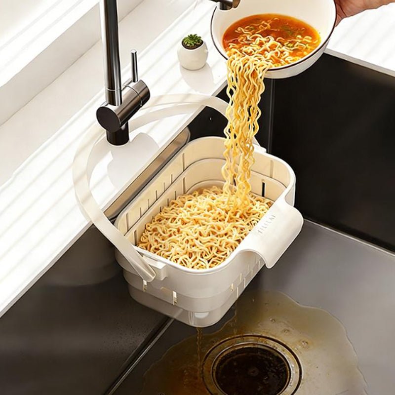 Collapsible Faucet Hanging Sink Strainer Basket Product Image 01