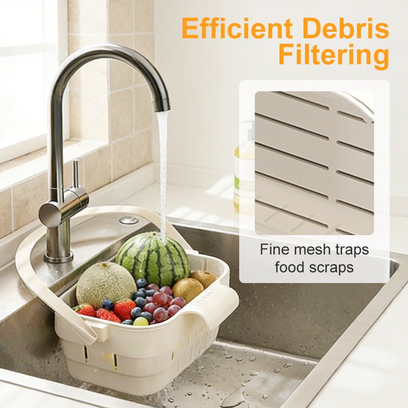 Collapsible Faucet Hanging Sink Strainer Basket Product Image 04