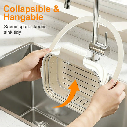 Collapsible Faucet Hanging Sink Strainer Basket Product Image 07