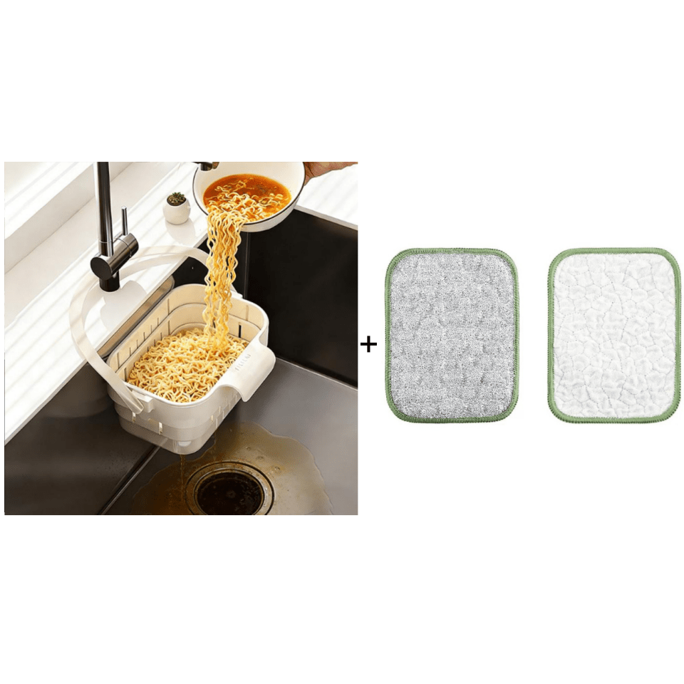 Collapsible Faucet Hanging Sink Strainer Basket Product Image 10