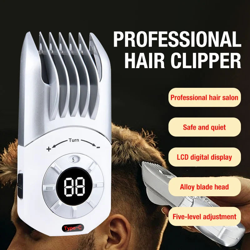 Compact Adjustable Cordless Hair Clipper Product Image 02