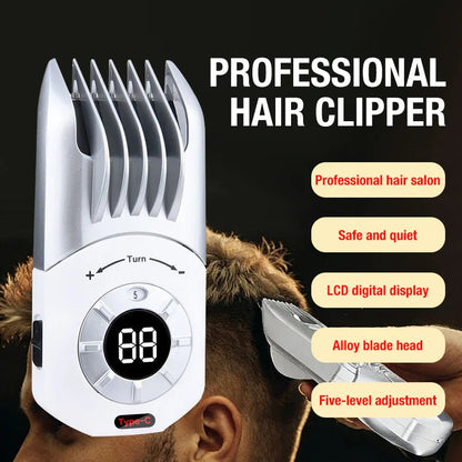 Compact Adjustable Cordless Hair Clipper Product Image 02