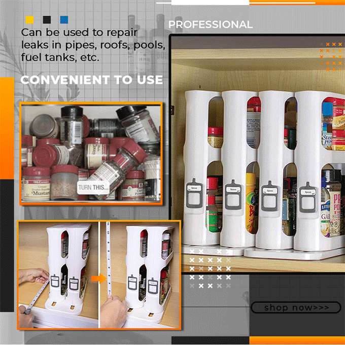Compact Swivel Storage Rack Product Image 04