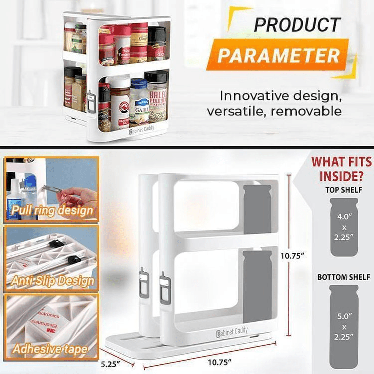 Compact Swivel Storage Rack Product Image 07