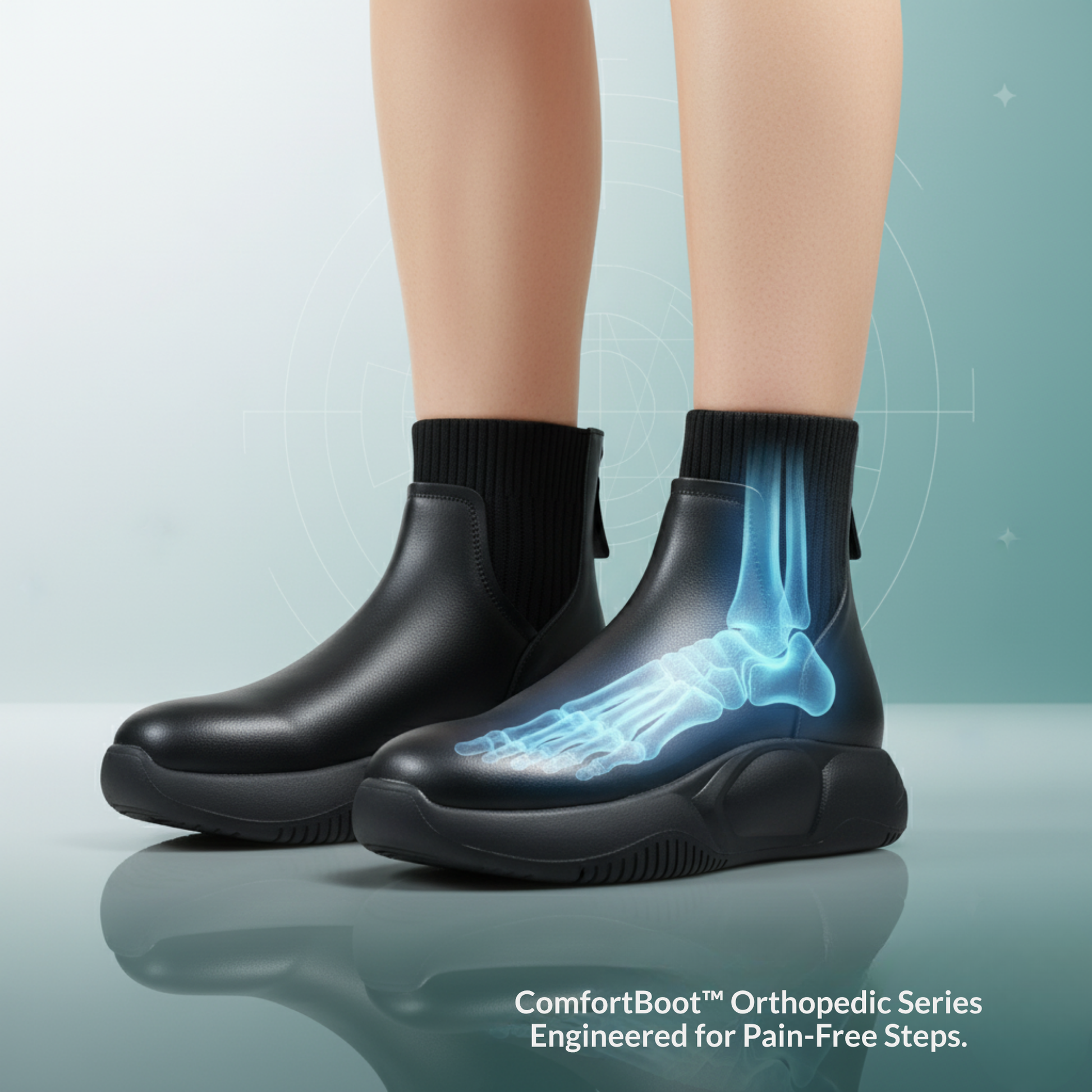 Contour Support Walking Boots Stable Sole Product Image 05