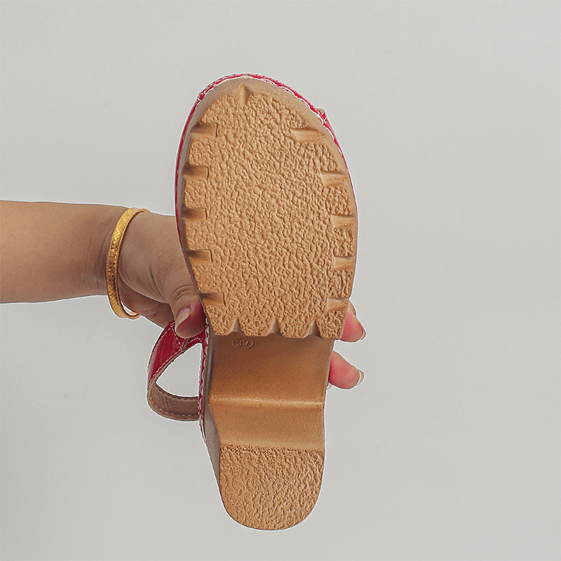 Cora Block Heel Peep Toe Slingback Sandals Product Image 07