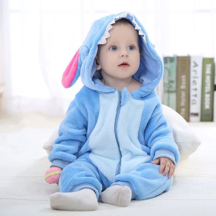 Cozy Animal Baby Toddler Fleece Onesie Product Image 04