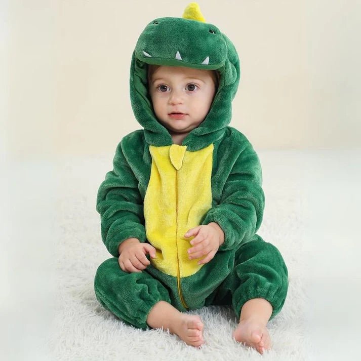 Cozy Animal Baby Toddler Fleece Onesie Product Image 05