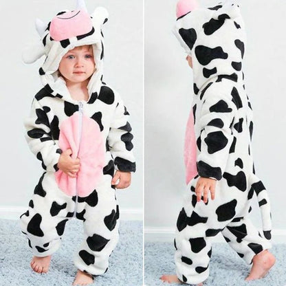 Cozy Animal Baby Toddler Fleece Onesie Product Image 11