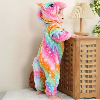 Cozy Animal Baby Toddler Fleece Onesie Product Image 16