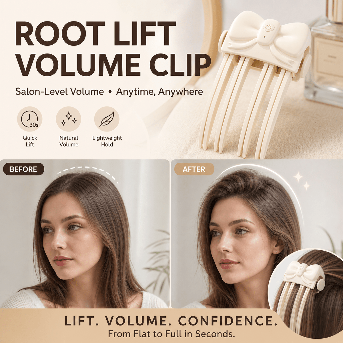 Crown Volume Heated Styling Clip Product Image 09