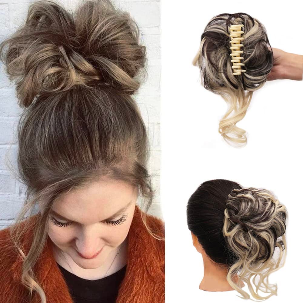 Crownready Synthetic Bun Claw Clip Product Image 03