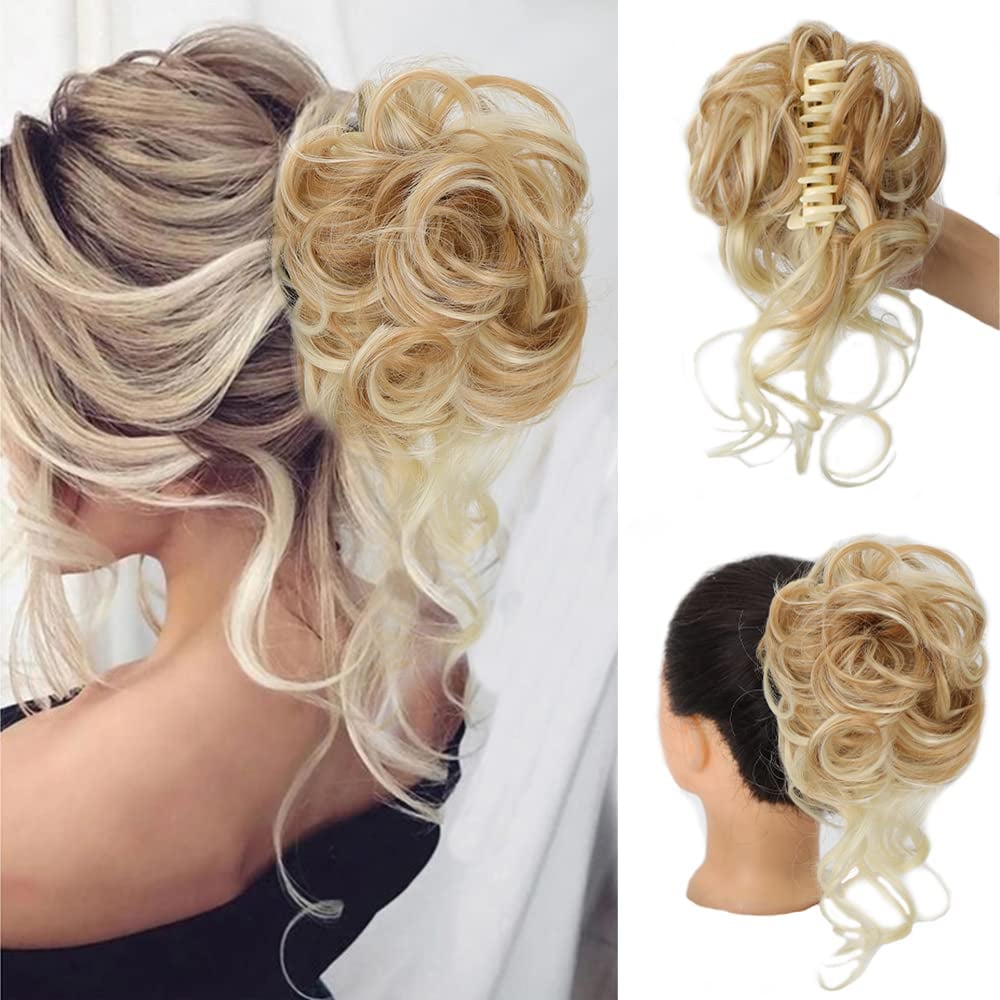 Crownready Synthetic Bun Claw Clip Product Image 10