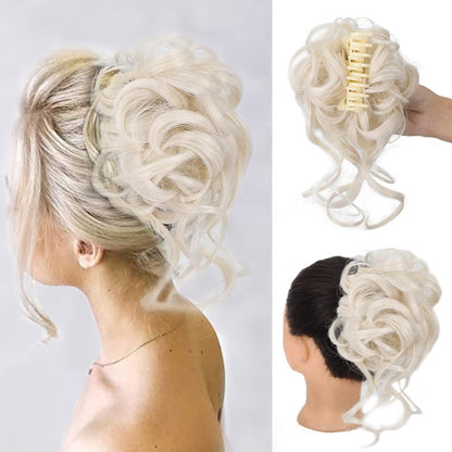 Crownready Synthetic Bun Claw Clip Product Image 11