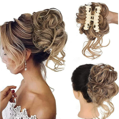 Crownready Synthetic Bun Claw Clip Product Image 16