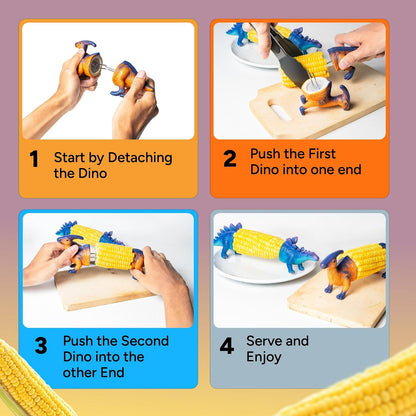 Dinosaur Corn Cob Holders Product Image 09