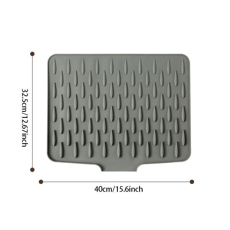Dishflow Silicone Drying Mat Sloped Drainage Product Image 03