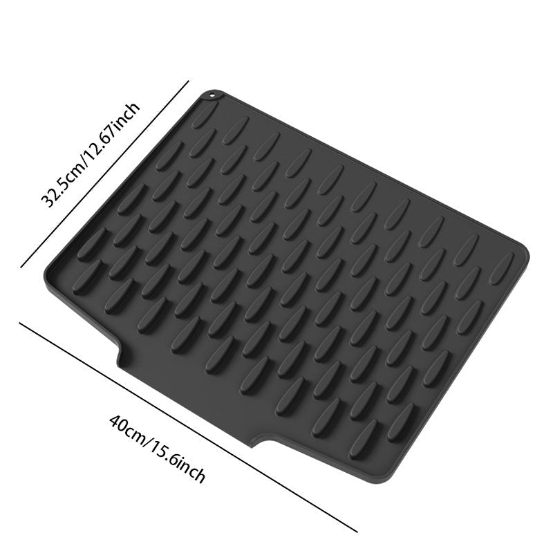 Dishflow Silicone Drying Mat Sloped Drainage Product Image 07