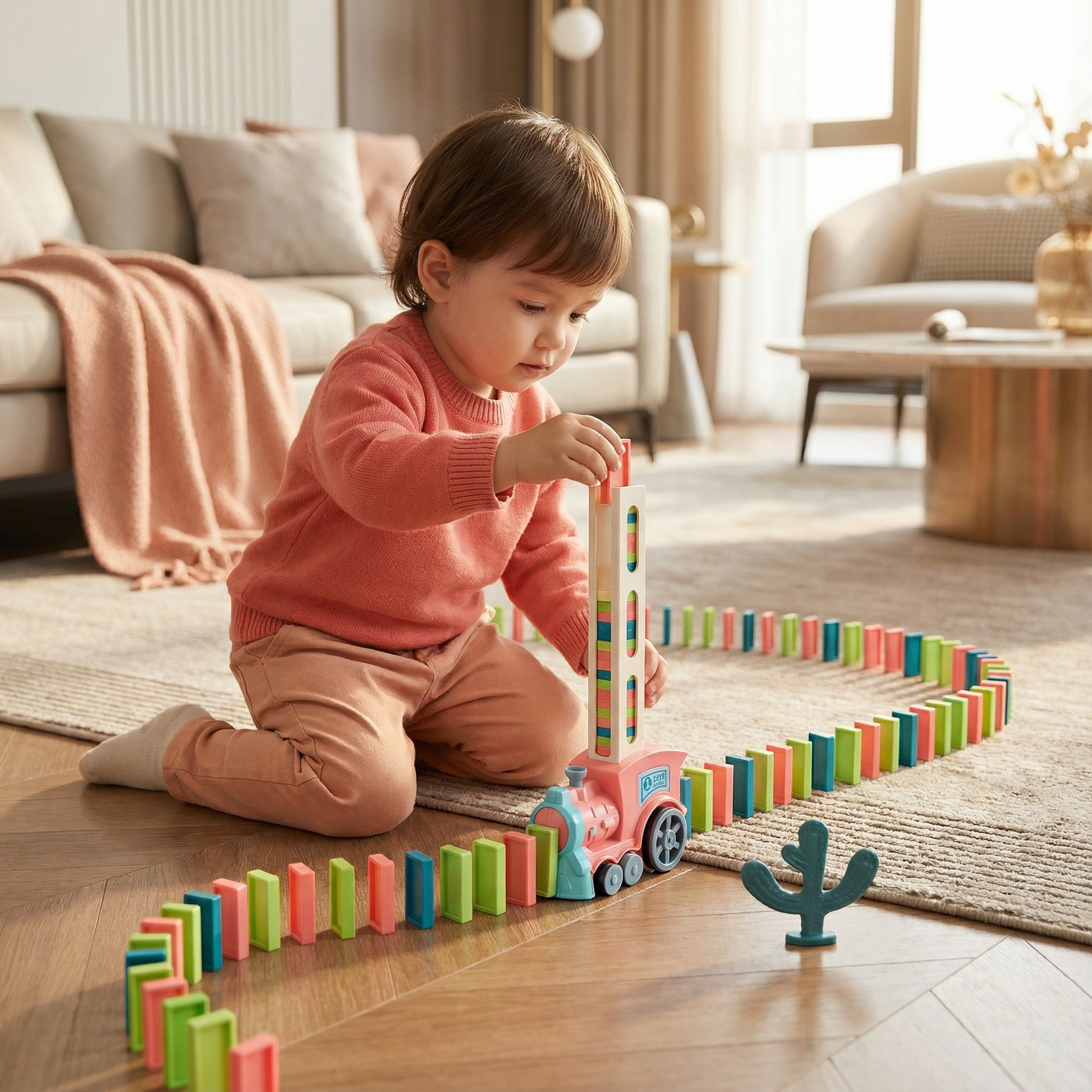 Domino Path Train Playset Product Image 03