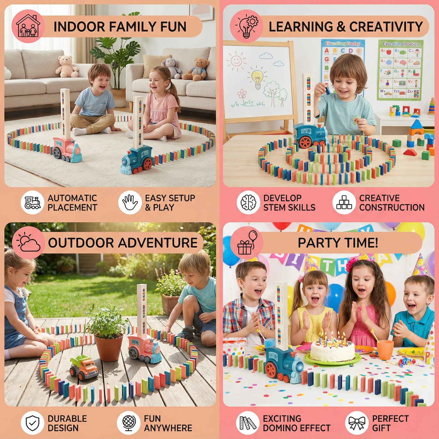 Domino Path Train Playset Product Image 06