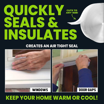 Doorgap Self Adhesive Silicone Seal Strip Product Image 01