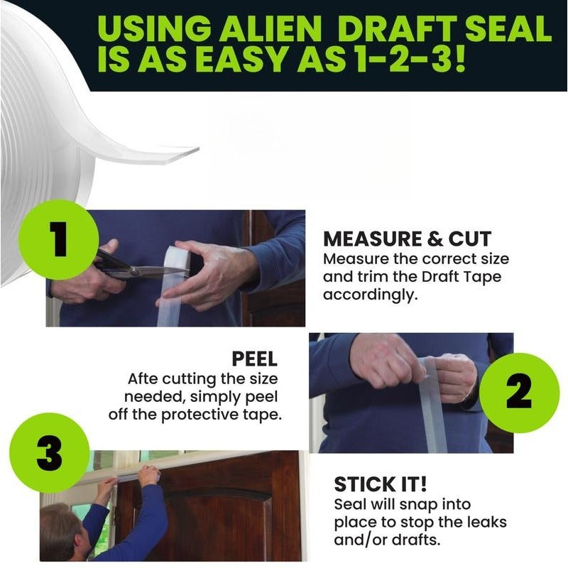 Doorgap Self Adhesive Silicone Seal Strip Product Image 08