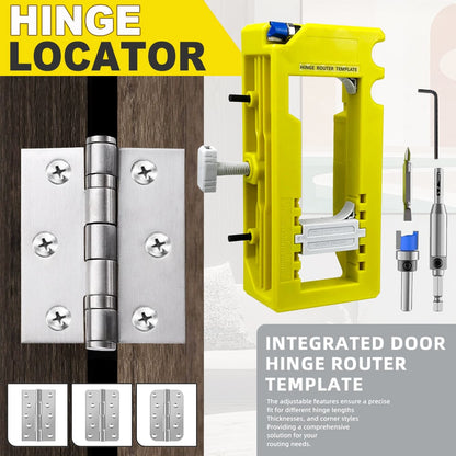 Doormate Router Hinge Template Adjustable Mortise Guide Kit Product Image 03