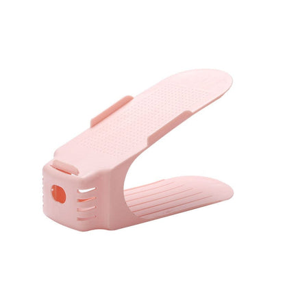 Double Deck Adjustable Shoe Stacking Shelf Product Image 11