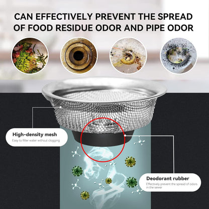 Drainwise Stainless Sink Strainer Stopper Set Product Image 03
