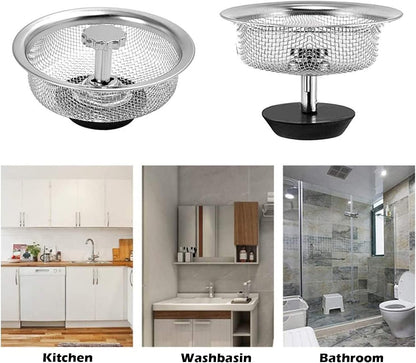 Drainwise Stainless Sink Strainer Stopper Set Product Image 05