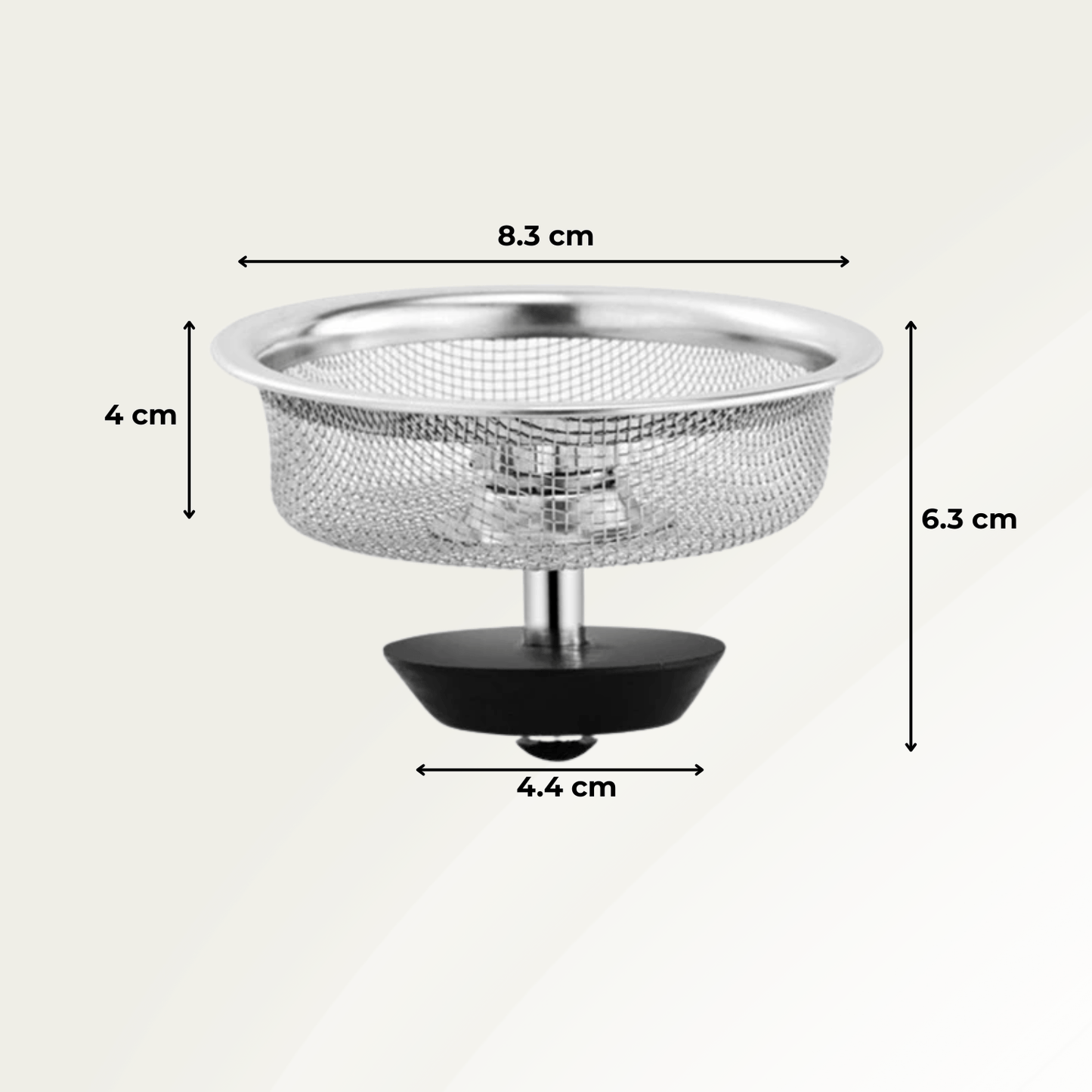 Drainwise Stainless Sink Strainer Stopper Set Product Image 08