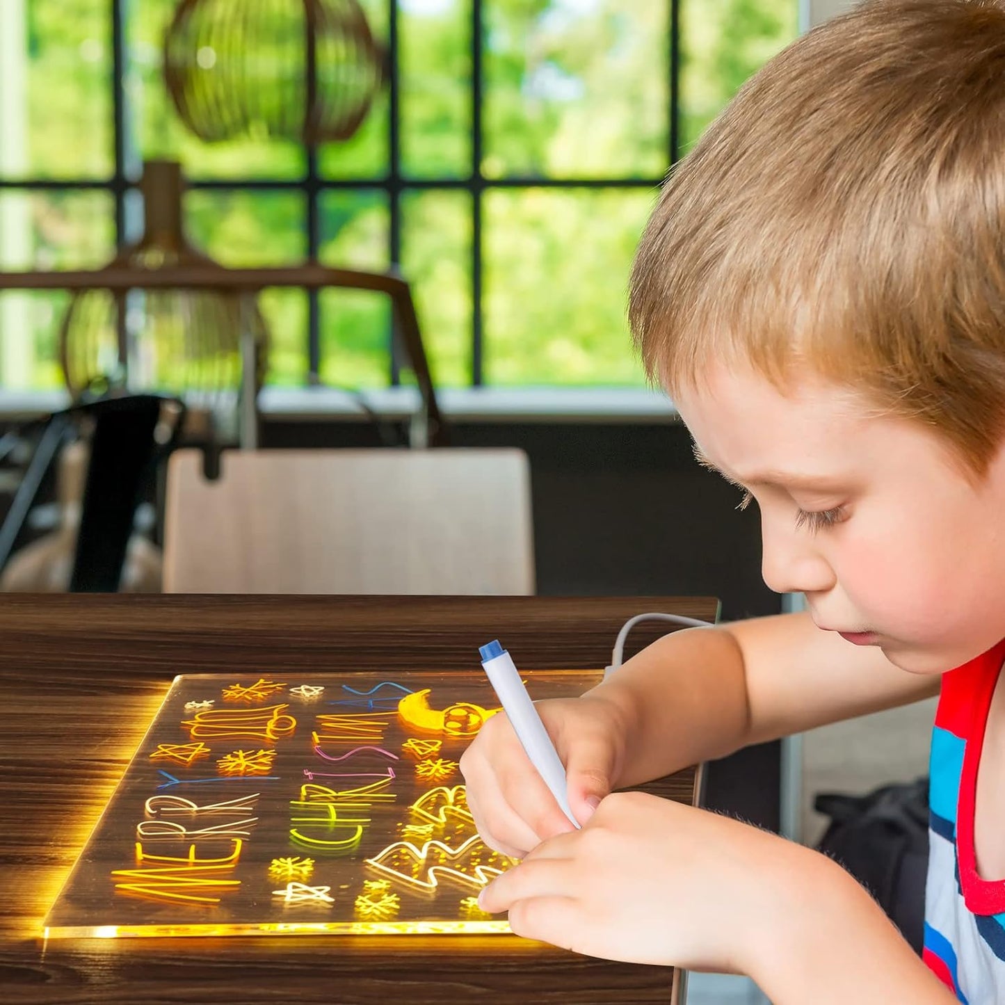 Drawbright Led Art Board Colored Pens Product Image 03