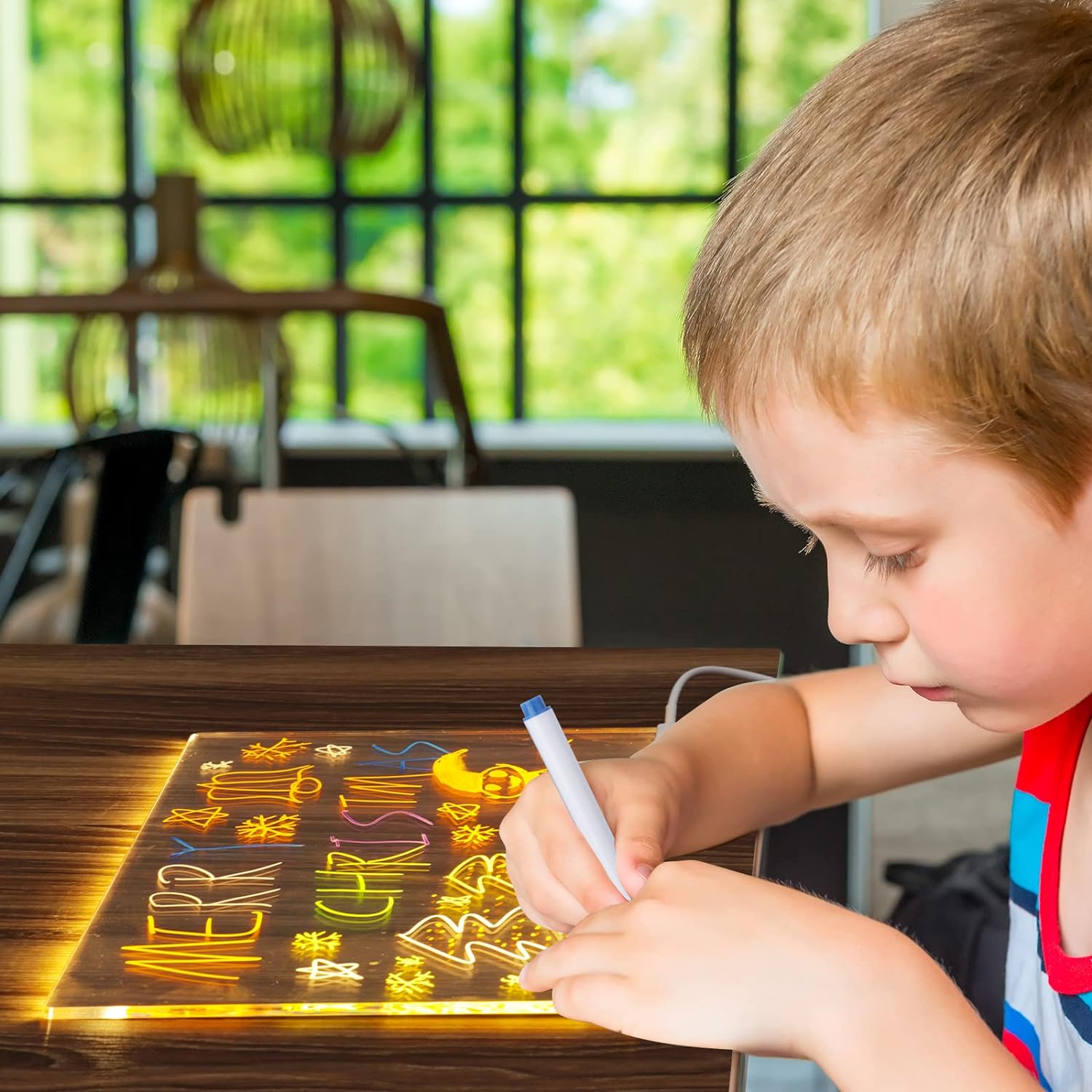Drawbright Led Art Board Colored Pens Product Image 03