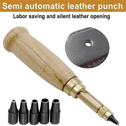 Drift Leather Hole Punch Brass Rotary Tool Product Image 02