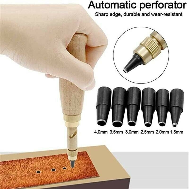 Drift Leather Hole Punch Brass Rotary Tool Product Image 05