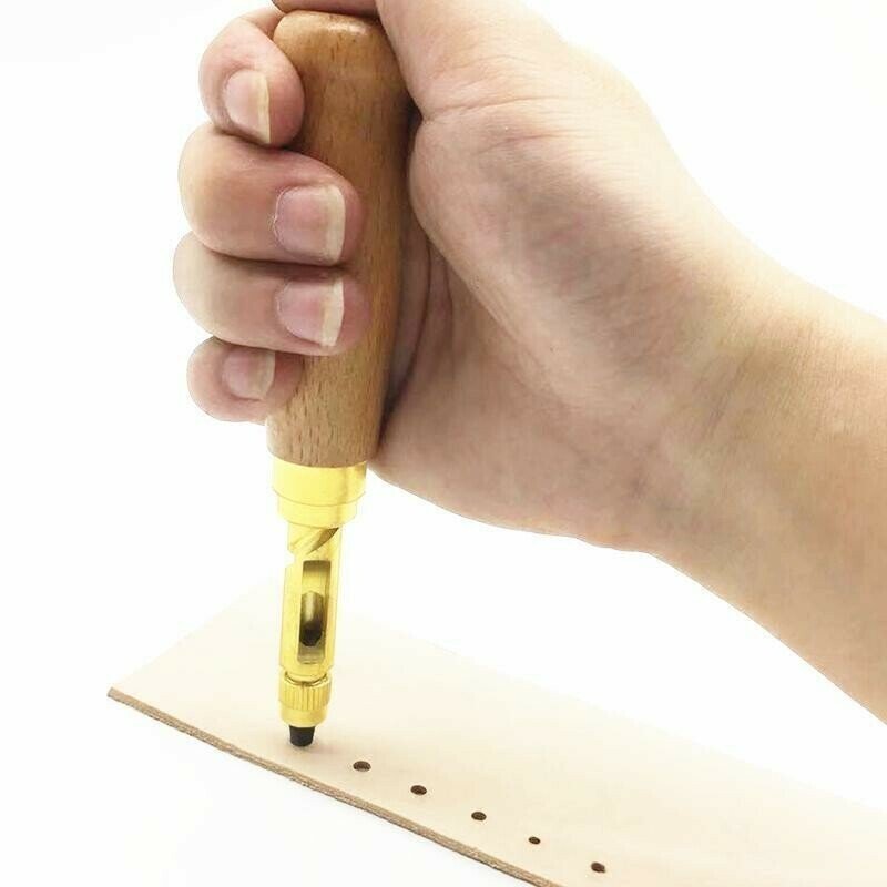 Drift Leather Hole Punch Brass Rotary Tool Product Image 07