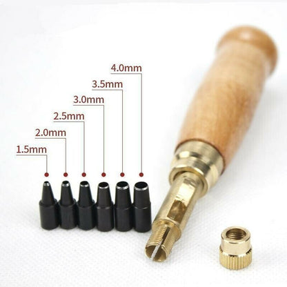 Drift Leather Hole Punch Brass Rotary Tool Product Image 08