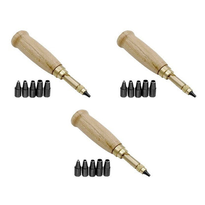 Drift Leather Hole Punch Brass Rotary Tool Product Image 09