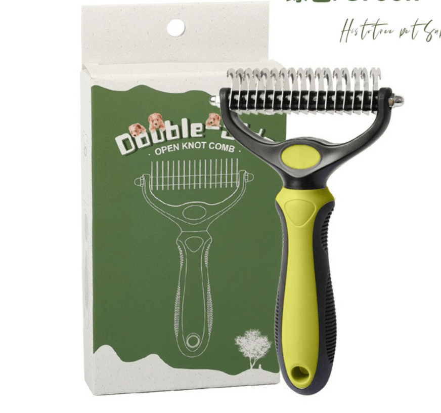 Dual Action Coat Rake Dog Deshedding Dematting Comb Product Image 11