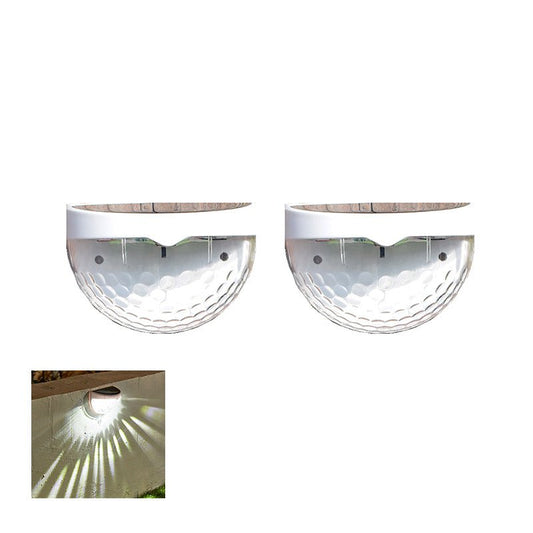 Duskline Solar Fence Lights Auto Sensor Outdoor Accent Product Image 01