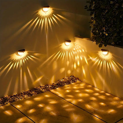 Duskline Solar Fence Lights Auto Sensor Outdoor Accent Product Image 02