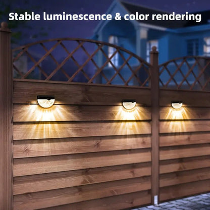 Duskline Solar Fence Lights Auto Sensor Outdoor Accent Product Image 05