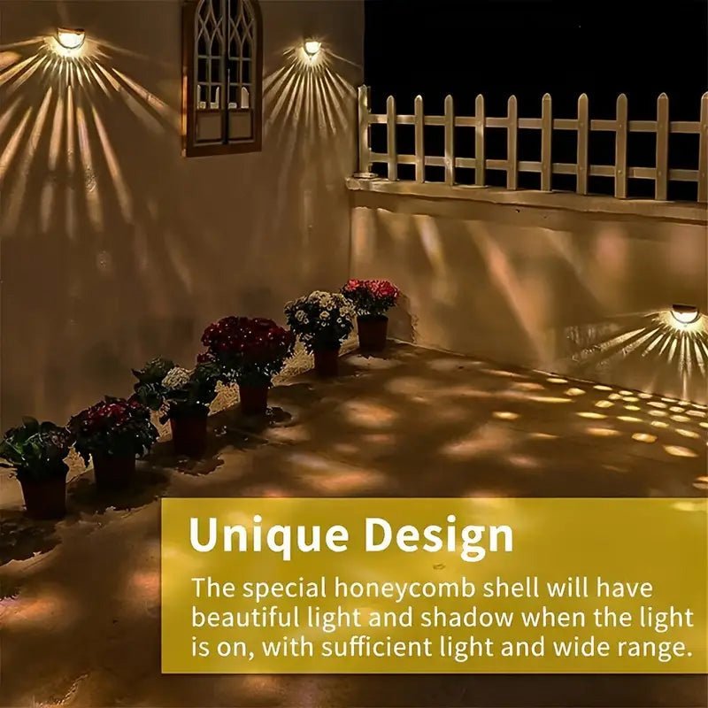 Duskline Solar Fence Lights Auto Sensor Outdoor Accent Product Image 06