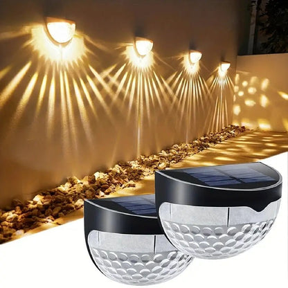 Duskline Solar Fence Lights Auto Sensor Outdoor Accent Product Image 08