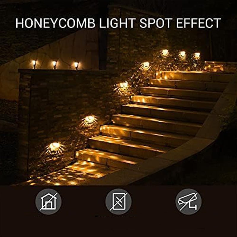 Duskline Solar Fence Lights Auto Sensor Outdoor Accent Product Image 09