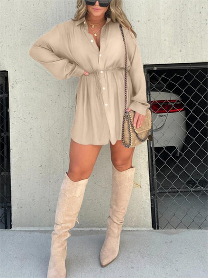 Elara Solid Long Sleeve Shirt Set Product Image 02